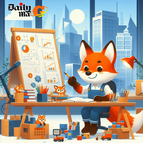 whiteboard fox